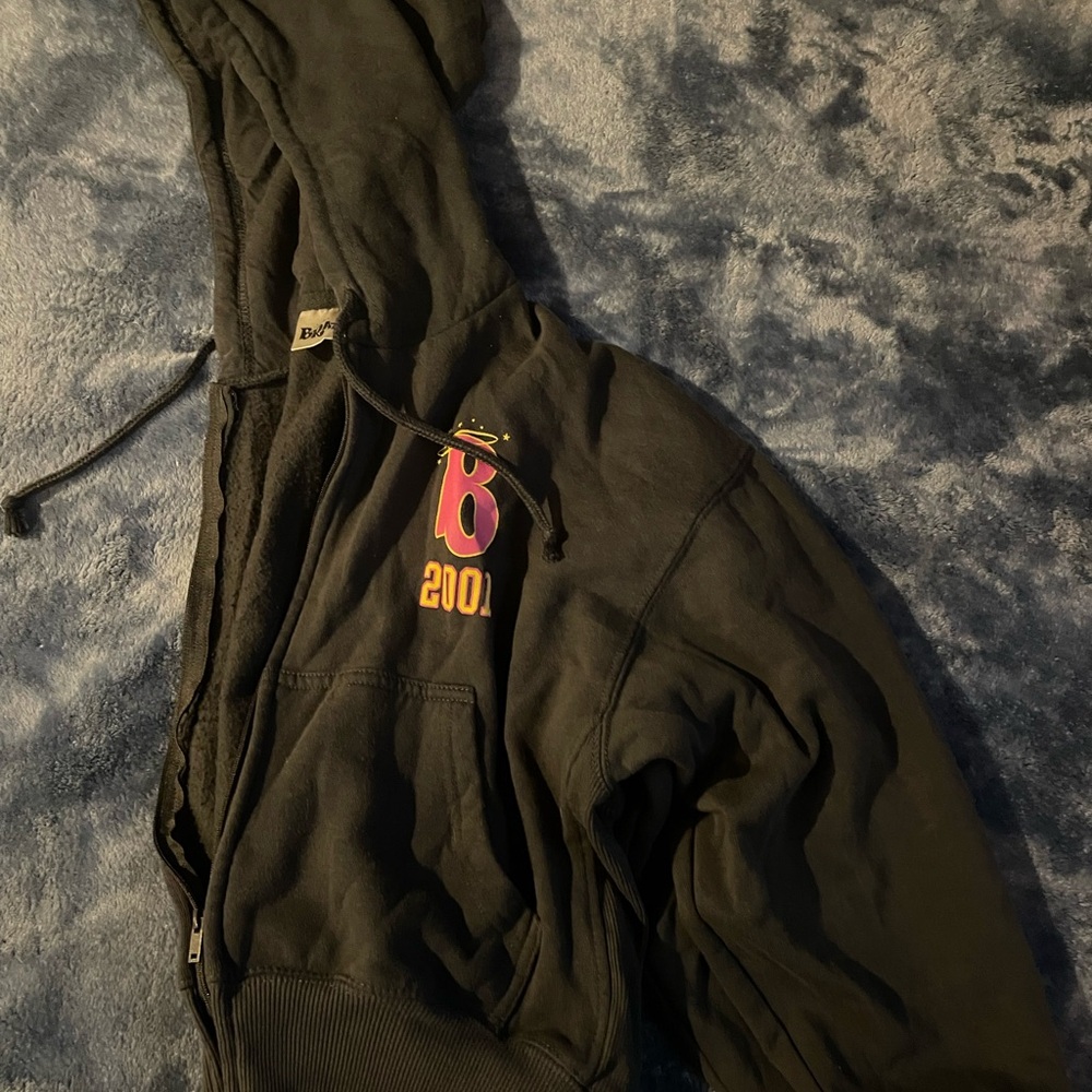 Black Hoodie with Colorful Logo
